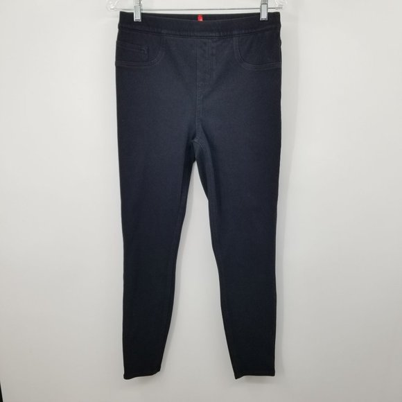 Spanx Jean-ish Women's Black Ankle Leggings Size Large - Picture 1 of 10